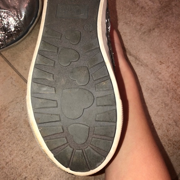 Justice silver high tops - Picture 3 of 3